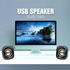 LAPCARE USB Speaker 3W X 2 Lus-040 - Black - Image 5