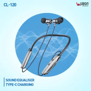 UBON CL-120 ENC Magnetic Wireless Neckband: Enjoy Powerful Features with 80 Hours Playtime. - Image 3