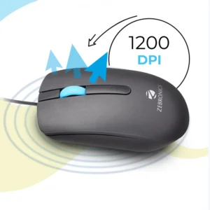 Zebronics Zeb-Junggle Wired USB Mouse, 3-Button, 1200 DPI Optical Sensor, Plug & Play, for Windows/Mac - Image 7