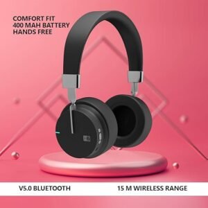 HEATZ NUFZ Signature Bluetooth Wireless Stereo Over Headphone with FM,TF Card, Aux in and 10 Hrs Playback.(ZB65)(On The Ear) - Image 4