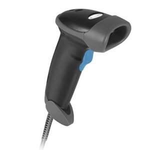 Zebronics, ZEB-BS1H1000 1D Laser Handheld Barcode Scanner Supports USB connectivity and Comes with an inbuilt Buzzer & LED Indicator - Image 1