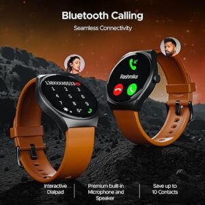 boAt Lunar Comet w/ 1.39" (3.5 cm) HD Display, Advanced Bluetooth Calling, Functional Crown, Multiple Sports Mode,100 Watch Faces, HR & SpO2 Monitoring,IP67, Smart Watch for Men & Women(Royal Orange) - Image 3