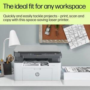 HP Laser MFP 1188Fnw, Wireless, Print, Copy, Scan, Fax, Monochrome Laser Printers, 40-Sheet Adf, Hi-Speed USB 2.0, Ethernet, Up to 21 Ppm, 150-Sheet Input Tray, 100-Sheet Output Tray, Black and White - Image 3