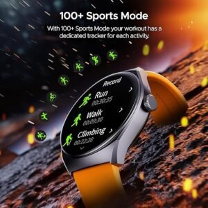 boAt Lunar Comet w/ 1.39" (3.5 cm) HD Display, Advanced Bluetooth Calling, Functional Crown, Multiple Sports Mode,100 Watch Faces, HR & SpO2 Monitoring,IP67, Smart Watch for Men & Women(Royal Orange) - Image 2