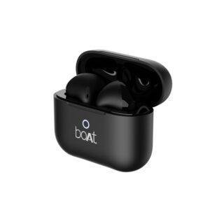 boAt Airdopes Joy Truly Wireless in-Ear Earbuds with 35 HRS Playback, 13mm Drivers, Dual Mics ENx & Beast Mode(Jet Black) - Image 3