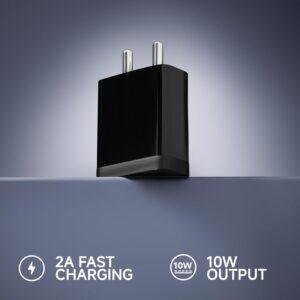 Mi Xiaomi 2A Fast Charger USB-A Power Adapter - Phone Wall Charger Compatible with Android, Samsung Galaxy, Xiaomi Redmi, Headphones, Bluetooth Devices - 10W Mobile Charging Block - Black - Image 5
