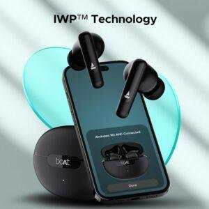 boAt Airdopes 161 ANC in Ear TWS Earbuds(Black) - Image 4