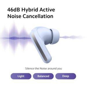 Redmi Buds 5 Bluetooth TWS Earbuds, Up to 46dB Hybrid Noise Cancellation, Quad Mic with AI Call Enhancement, 10mins Charge for 4Hours Life, Up to 38Hrs Playback - Image 3