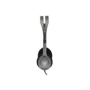 Logitech H110 Wired On Ear Headphones With Mic, Stereo With Noise-Cancelling,3.5-Mm Dual Audio Jack, Pc/Mac/Laptop- Black - Image 3