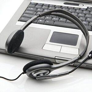 Logitech H111 Wired On Ear Headphones With Mic Black - Image 7