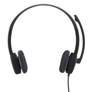 Logitech H151 Wired Headphones On Ear Headphones With Mic (Black) - Image 4