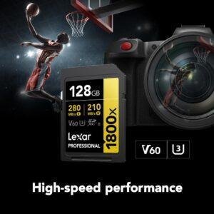 Lexar Profes 1800x SDXC UHS-II U3 V60, 128GB - Image 6