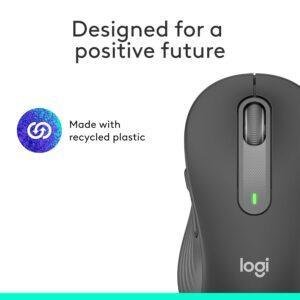 Logitech Signature M650 Wireless Mouse - for Small to Medium Sized Hands, 2-Year Battery, Silent Clicks, Customisable Side Buttons, Bluetooth, for PC/Mac/Multi-Device/Chromebook -Graphite - Image 10