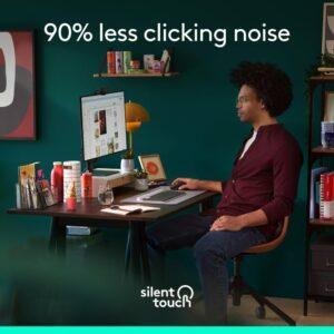Logitech Signature M650 Wireless Mouse - for Small to Medium Sized Hands, 2-Year Battery, Silent Clicks, Customisable Side Buttons, Bluetooth, for PC/Mac/Multi-Device/Chromebook -Graphite - Image 4