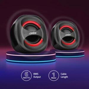 Artis Mini 2.0 USB Multimedia Speakers (Black) - Image 3