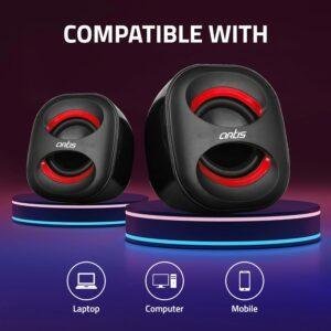 Artis Mini 2.0 USB Multimedia Speakers (Black) - Image 4