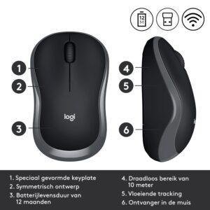 Logitech M185 Wireless USB Mouse - Image 5