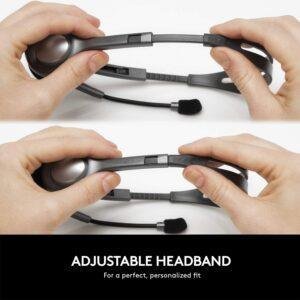 Logitech H111 Wired On Ear Headphones With Mic Black - Image 4