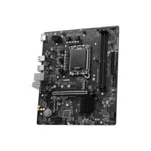 MSI PRO H610M-S DDR4 Motherboard, Micro-ATX - Support 14th/13th/12th Gen Intel Core Processors, LGA 1700, 1x PCIe 4.0 x16 Slot, 1 x M.2 Gen3, USB 3.2 Gen1, 1G LAN, HDMI 1.4 & VGA - Image 3
