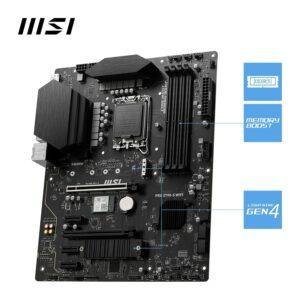 MSI PRO Z790-S WiFi Motherboard, ATX - Supports 14th/13th/12th Gen Intel Core Processors, LGA 1700 - DDR5 Memory Boost 6600+MHz/OC, PCIe 5.0 x16 Slot, M.2 Gen4 Slots, 2.5G LAN - Image 3