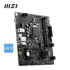 MSI PRO H510M-B Motherboard, Micro-ATX - Supports Intel Core 10th Gen Processors, LGA 1200-2 x DIMMs, 1 x PCIe 3.0 x16, USB 3.2 Gen1, 1G LAN, HDMI 1.4 - Image 5
