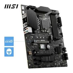 MSI PRO Z790-S WiFi Motherboard, ATX - Supports 14th/13th/12th Gen Intel Core Processors, LGA 1700 - DDR5 Memory Boost 6600+MHz/OC, PCIe 5.0 x16 Slot, M.2 Gen4 Slots, 2.5G LAN - Image 5