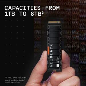 WD_BLACK SN850X NVMe™ SSD Gaming Storage with Heatsink, 8TB - Image 4