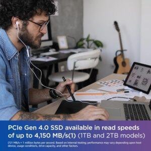 Western Digital Wd Blue Sn580 Pcie Gen 4 Nvme Ssd Internal Storage, 250Gb - Image 2