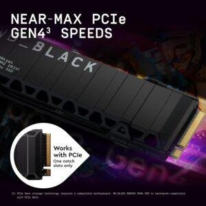 WD_BLACK SN850X NVMe™ SSD Gaming Storage with Heatsink, 8TB - Image 7