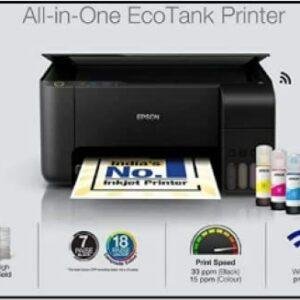 Epson Ecotank L3250 A4 Wi-Fi All-in-One Ink Tank Colour Printer Ink, Black - Image 3