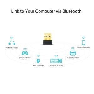 TP-Link Archer T2Ub Nano Ac600 USB 2.0 Wi-Fi Bluetooth 4.2 Desktop USB Adapter|Dual Band Wireless 600 Mbps|Plug and Play|Supports Windows 11/10/8.1/8/7 for WiFi,Windows 11/10/8.1/7 for Bluetooth - Image 3