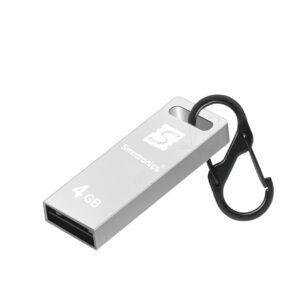 Simmtronics 4 GB Flash Drive USB 2.0 Pendrive with Keychain Hook Metal Body for Laptop and Computer - Image 2