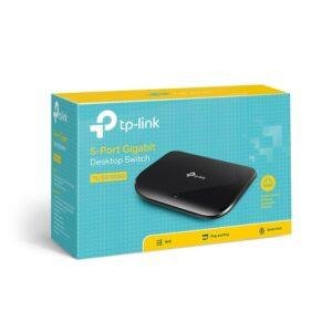TP-Link 5 Port Gigabit Ethernet Network Switch Hub | Plug and Play | Desktop or Wall-Mount | Plastic Case Ethernet Splitter | Fanless | Traffic Optimization | Unmanaged (TL-SG1005D) - Image 6