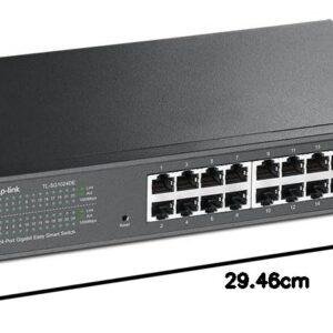 TP-Link 24-Port Gigabit Ethernet Easy Smart Switch | Unmanaged Plus | Plug and Play | Desktop/Rackmount | Energy Efficient | VLAN | Network Monitoring | Fanless (TL-SG1024DE) - Image 7