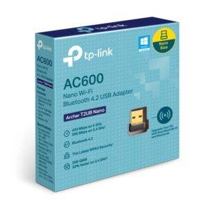 TP-Link Archer T2Ub Nano Ac600 USB 2.0 Wi-Fi Bluetooth 4.2 Desktop USB Adapter|Dual Band Wireless 600 Mbps|Plug and Play|Supports Windows 11/10/8.1/8/7 for WiFi,Windows 11/10/8.1/7 for Bluetooth - Image 6