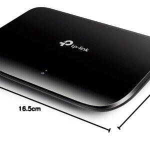 TP-Link 5 Port Gigabit Ethernet Network Switch Hub | Plug and Play | Desktop or Wall-Mount | Plastic Case Ethernet Splitter | Fanless | Traffic Optimization | Unmanaged (TL-SG1005D) - Image 7