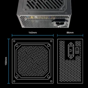Artis EZ8898B-450 80 Plus Bronze Power Supply - Image 6