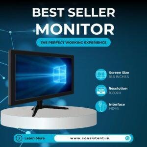 Computer Full Set Consistent 18.5 Inch Monitor Zebronics Cpu, Judwa 555 Wired Mouse-KeyBoard - Image 10