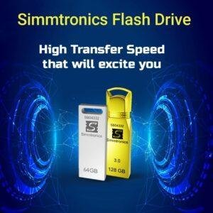 Simmtronics 4 GB Flash Drive USB 2.0 Pendrive with Keychain Hook Metal Body for Laptop and Computer - Image 7