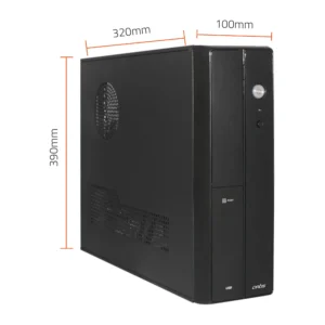 Artis Joy 2.0 Slim Computer Cabinet Support Micro ATX /Mini ATX Motherboard ,1 x 80mm Fan with VIP 250 Watt Power Supply - Image 7