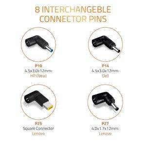 Artis 65Watt Universal Laptop Adapter with 8 Interchangeable Connector pins (Power Cord Included) Compatible with USB Type C/Dell/HP/Lenovo/ASUS/Acer/Samsung/Compaq/IBM/Toshiba - Image 3