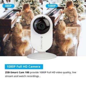 Zebronics Zeb Smart Cam 100 Smart Home Automation WiFi Camera with Remote Monitoring With UltraPods Max True Wireless Earbuds with Bluetooth 5.3 - Image 11