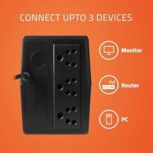 Artis PS-600VA 600VA Line Interactive UPS for Personal Computers , Desktop PCs, Laptops, Routers, Networking Devices and Gaming Consoles - Image 2