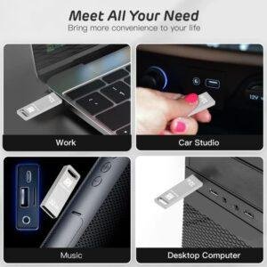Simmtronics 4 GB Flash Drive USB 2.0 Pendrive with Keychain Hook Metal Body for Laptop and Computer - Image 5