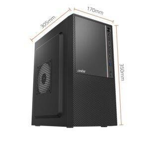 Artis Regal 3.0 Micro ATX Computer Cabinet Support Micro ATX/ITX Motherboard with 400 Watt Power Supply - Image 6