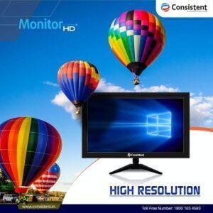 Consistent Led Monitor (CTM 2001) 48.26Cm Wide Display with Hdmi, Black - Image 3