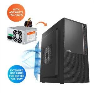Artis Regal 3.0 Micro ATX Computer Cabinet Support Micro ATX/ITX Motherboard with 400 Watt Power Supply - Image 4