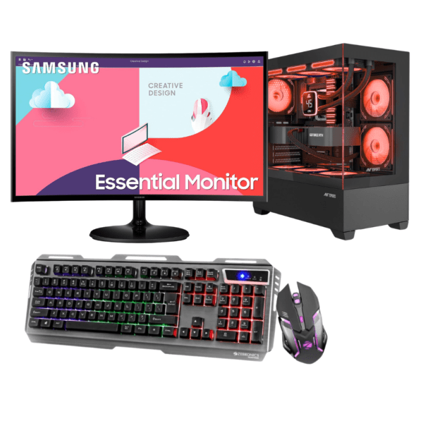 RYZEN 5 5600gt Asus a520m k DDR4 ADATA XPG 16GB RAM 3200MHZ CRUICAL 500GB NVME P3 PULS ASUS RX6500 XT 4GB GPU ARTIS 500W SMPS (1)