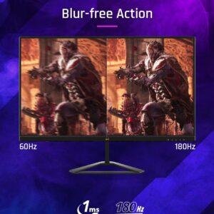 ViewSonic Gaming (from USA) - VX2779-HD-PRO 68.58 Cm (27") FHD Superclear IPS Panel Monitor | 1Ms| 180Hz | HDR10 | Free Sync| sRGB 104% | Eye Care |HDMI| DP Port | Wide View Angle - Image 4