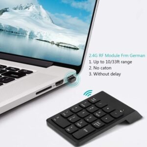 Digitara Mini Numeric Keypad, 2.4Ghz Wireless Numeric Keypad, Mechanical Feel Number Pad, Keyboard 18 Keys USB Receiver Water-Proof for Laptop/Desktop/PC etc.(KBD-0111) - Image 3